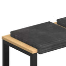 Bænkpude 2 stk. Plush Corduroy Mørkegrå Dybde 35 cm