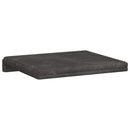 Bænkpude 2 stk. Plush Corduroy Mørkegrå Dybde 35 cm
