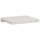 Bænkpude 2 stk. Plush Corduroy Cremefarvet Dybde 35 cm