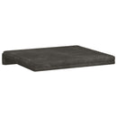 Bænkpude 2 stk. Plush Corduroy Antracit Dybde 35 cm