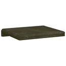 Bænkpude 2 stk. Plush Corduroy Grøn Dybde 35 cm