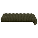Bænkpude 2 stk. Plush Corduroy Grøn Dybde 35 cm