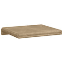 Bænkpude 2 stk. Plush Corduroy Gråbrun Dybde 35 cm