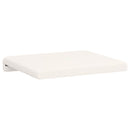 Bænkpude 2 stk. Sherpa-stof Cremefarvet Dybde 35 cm