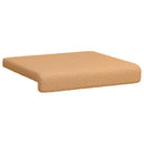Bænkpude 2 stk. Sherpa-stof Beige Dybde 35 cm