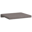 Bænkpude 4 stk. Stof Gråbrun Dybde 35 cm
