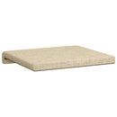 Bænkpude 4 stk. Stof Cremefarvet Dybde 35 cm
