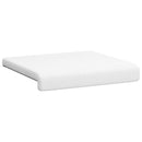 Bænkpude 4 stk. Stof Hvid Dybde 35 cm