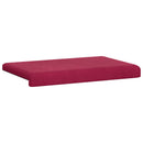 Bænkpude Velour (V) Vinrød Dybde 35 cm