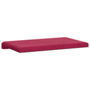 Bænkpude Velour (V) Vinrød Dybde 35 cm