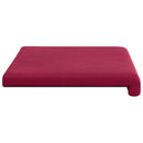 Bænkpude Velour (V) Vinrød Dybde 35 cm