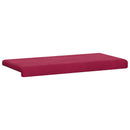 Bænkpude Velour (V) Vinrød Dybde 35 cm
