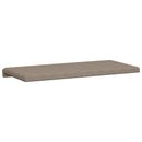 Bænkpude Microfiber Gråbrun Dybde 35 cm