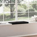 Bænkpude Microfiber Sort Dybde 35 cm