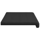 Bænkpude Microfiber Sort Dybde 35 cm
