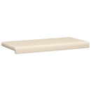 Bænkpude Microfiber Beige Dybde 35 cm