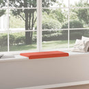 Bænkpude cordfløjl Rød orange Dybde 35 cm