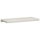 Bænkpude Plush Corduroy Cremefarvet Dybde 35 cm