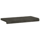 Bænkpude Plush Corduroy Antracit Dybde 35 cm