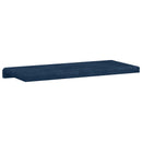 Bænkpude Plush Corduroy Mørkeblå Dybde 35 cm