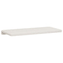 Bænkpude Sherpa-stof Cremefarvet Dybde 35 cm