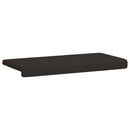 Bænkpude Sherpa-stof Sort Dybde 35 cm
