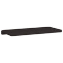 Bænkpude Sherpa-stof Sort Dybde 35 cm