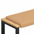 Bænkpude Sherpa-stof Beige Dybde 35 cm