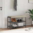 Bænkpude Textureret Velour Sandfarvet Dybde 35 cm