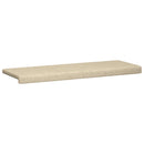 Bænkpude Stof Cremefarvet Dybde 35 cm