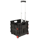 Vogn Sort og rød 35 x 39 x 92 cm PP og Elastomer