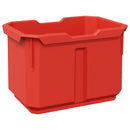 Container Stativ Sort og rød 77,5 x 2 x 39 cm PP