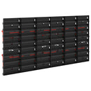Container Stativ Sort og rød 77,5 x 2 x 39 cm PP