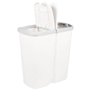 Affaldsspand Hvid 48,5 x 28 x 51 cm PP