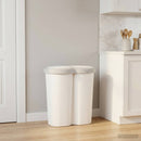 Affaldsspand Hvid 48 x 30 x 51 cm PP