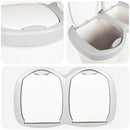 Affaldsspand Hvid 49,5 x 30 x 46,5 cm PP