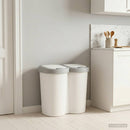 Affaldsspand Hvid 49,5 x 30 x 46,5 cm PP