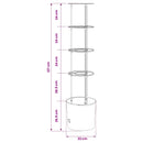 Tomat Vokser Sort Ø 32 x 127 cm PP