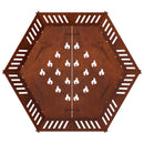 Bålsted Rusten 80 x 80 x 23 cm Cortenstål