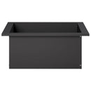 Bålplade ring Sort 90 x 90 x 25 cm Stål