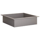 Bålplade ring Rusten 90 x 90 x 25 cm Cortenstål