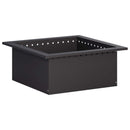 Bålplade ring Sort 60 x 60 x 25 cm Stål