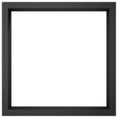 Bålplade ring Sort 80 x 80 x 25 cm Stål