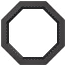 Bålplade ring Sort 60 x 60 x 25 cm Stål