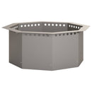 Bålplade ring Rusten 60 x 60 x 25 cm Cortenstål