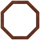 Bålplade ring Rusten 80 x 80 x 25 cm Cortenstål