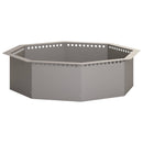 Bålplade ring Rusten 100 x 100 x 25 cm Cortenstål