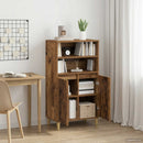 Highboard Egetræ 60 x 36 x 110 cm Konstrueret træ