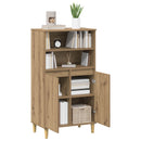 Highboard Artisan-eg 60 x 36 x 110 cm Konstrueret træ