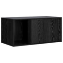 Kattebur møbel Sort eg 100 x 49 x 45 cm Konstrueret træ